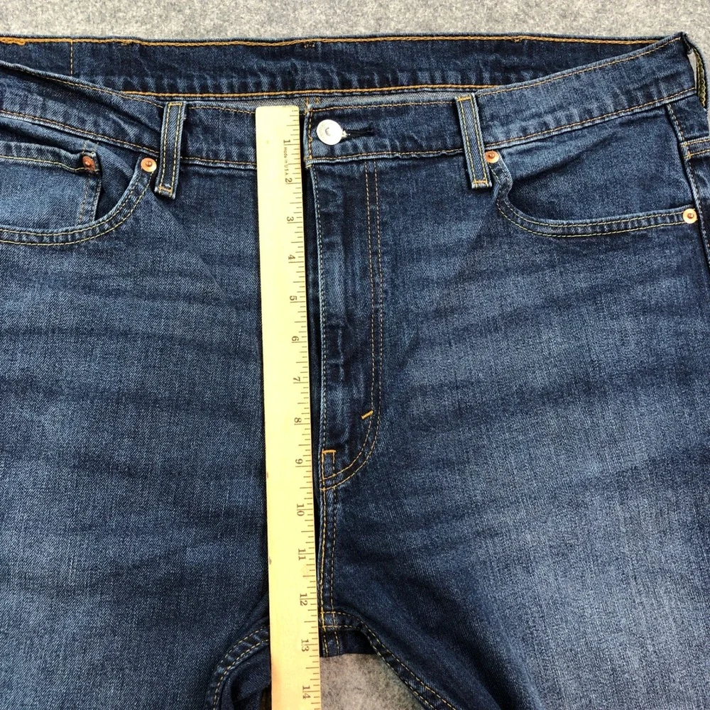 Levis 569 Mens Jeans 38x32 (fits 39x31) Straight Leg Blue Dark Wash Loose Fit